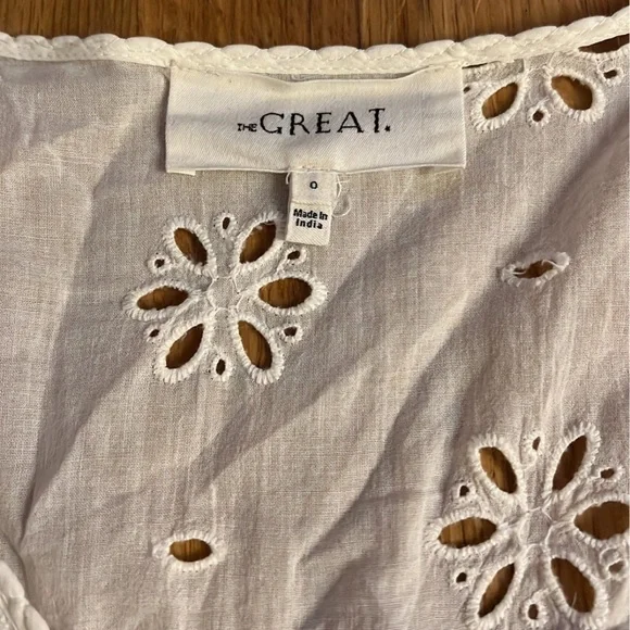 The Great eyelet top0